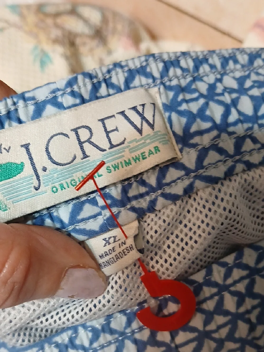 J. Crew mens mesh